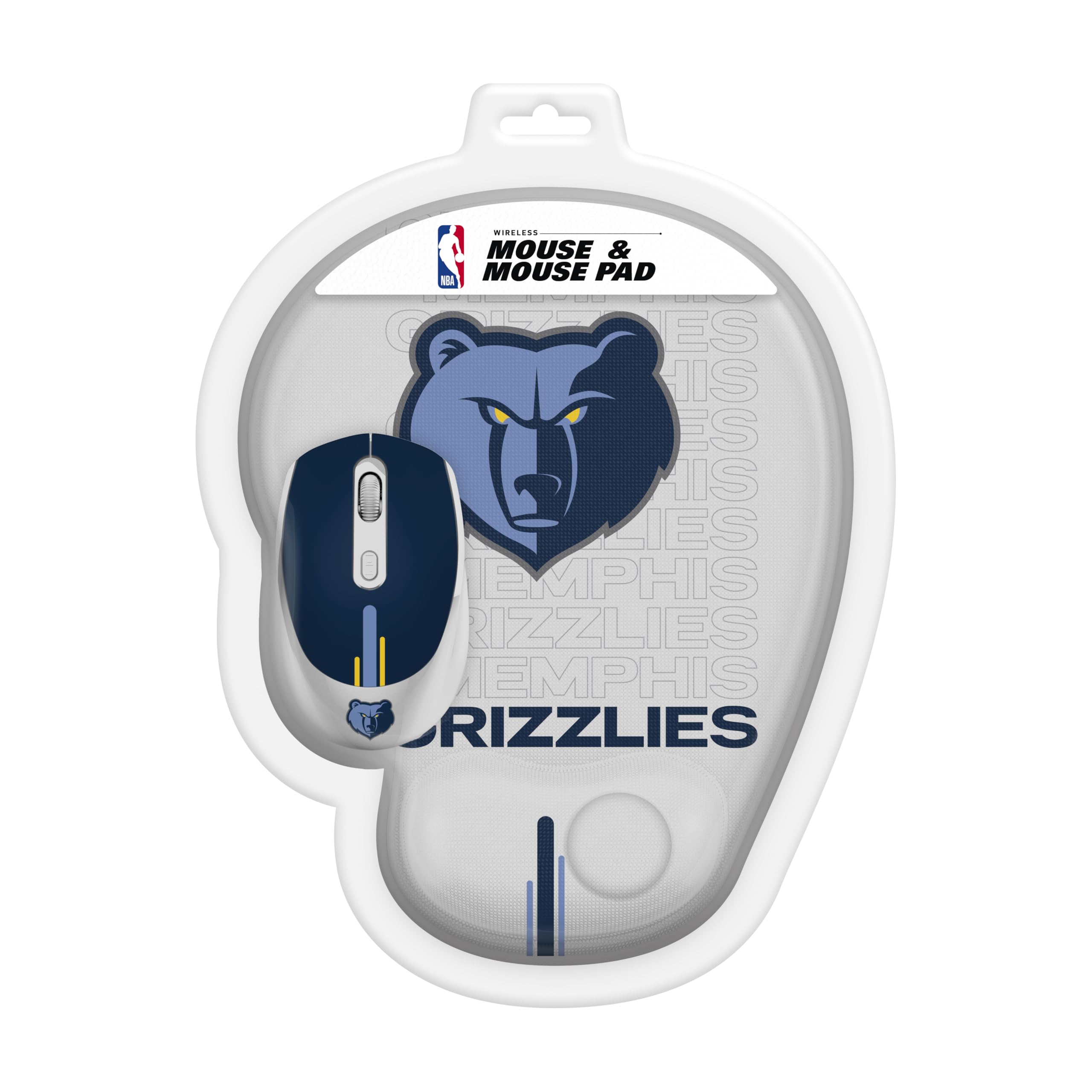 SOAR NBA Wireless Mouse and Mouse Pad Set - Ergonomic Gaming Mouse with RGB Lights for PC, Laptop, Mac - Perfect for Basketball Fans, Office Work & Gaming