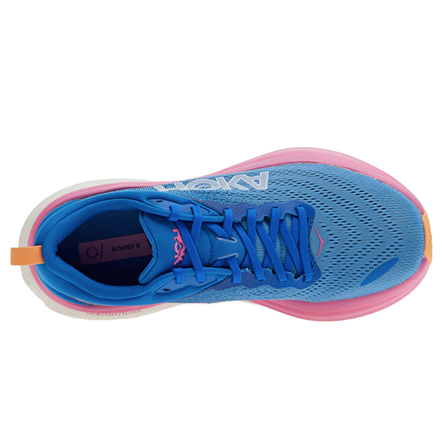 Women's HOKA Bondi 8 Wide Running Shoes - Lightweight Cushioned Sneakers for Walking, Jogging & Long-Distance Running - Perfect for Road, Treadmill & Everyday Wear