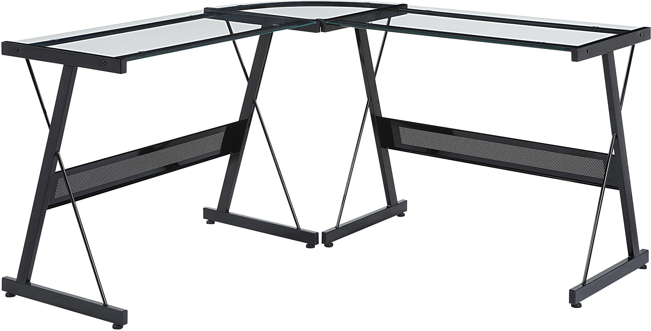 Office Star Prime L-Shaped Desk with Storage - 55