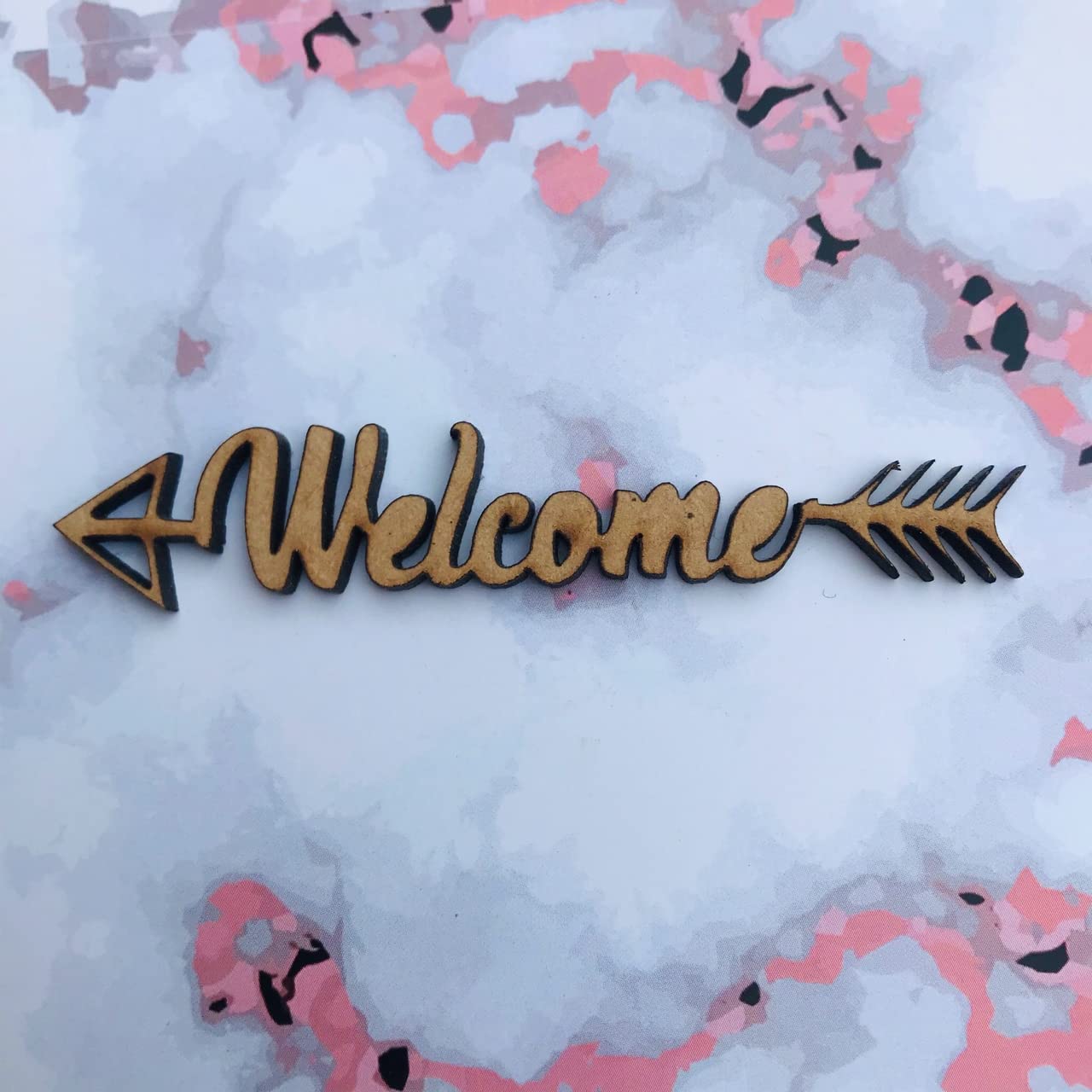 G2g 14-Piece Wooden Love Home Believe Arrow MDF Craft Shapes Set - 3 Inch Scrapbook Embellishments for DIY Cards, Journals & Home Decor