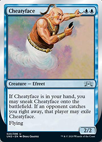 Magic: The Gathering - Cheatyface Card from Unsanctioned Set | Fun Collectible for MTG Players | Perfect for Casual Games & Pranks