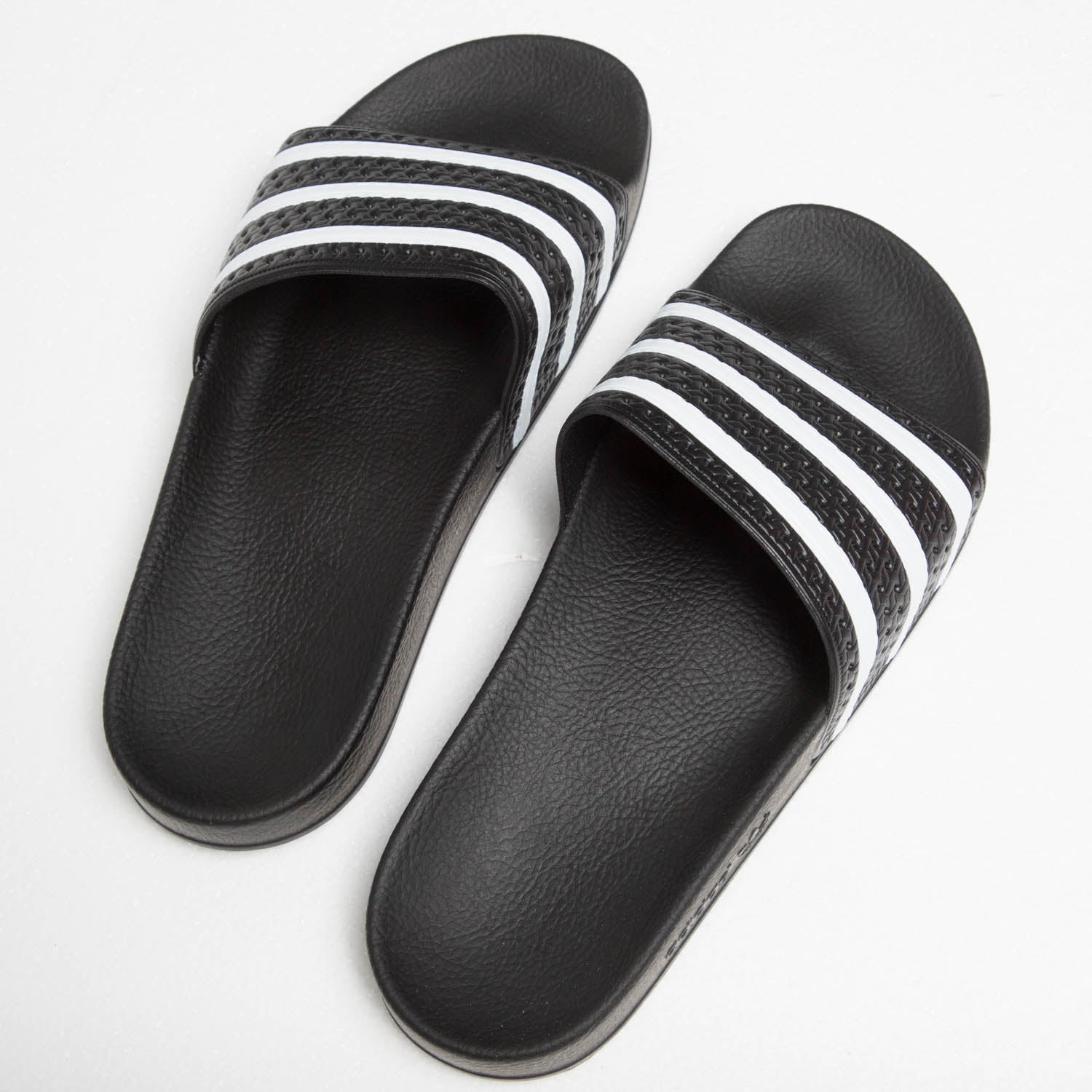 Adidas Originals Adilette Slide Sandals - Black & White Comfort Slides for Men & Women - Perfect for Pool, Beach, Gym & Lounge Wear