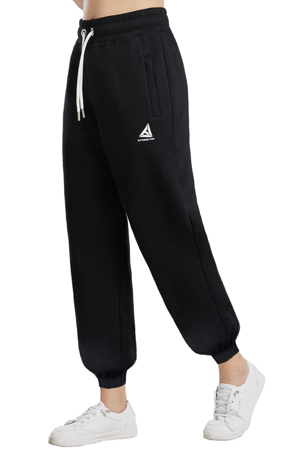 Women's Extreme Pop Sweatpants - Slim Fit Jersey Fleece Joggers for Athletic Training & Lounge | Essential Workout Leggings XS-XXL | Perfect for Gym, Yoga & Casual Wear
