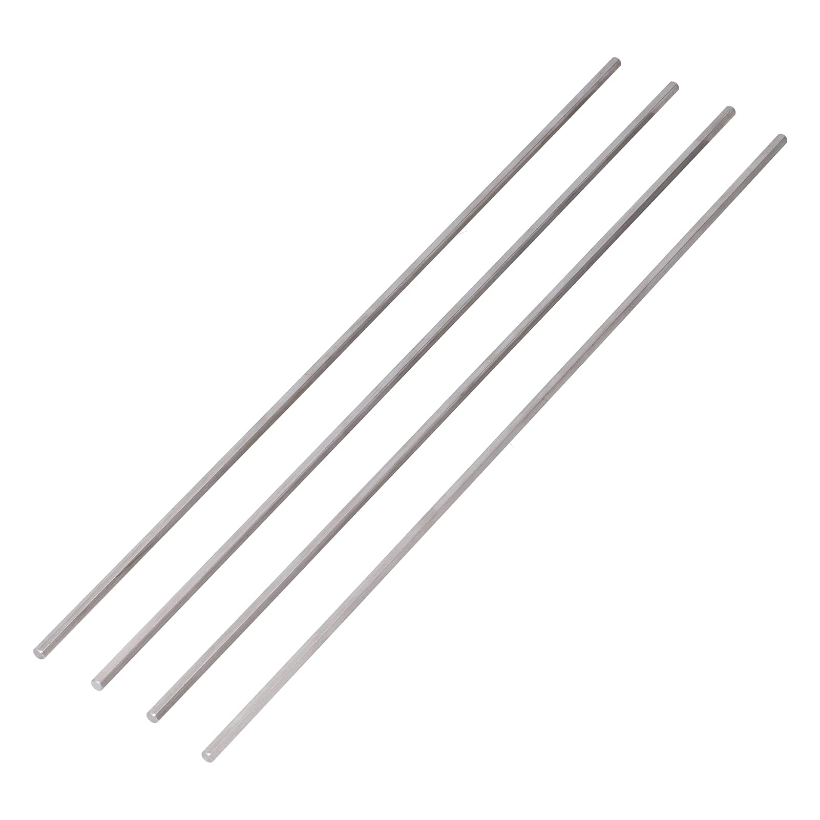 5mm Hexagonal Shaft Rod - 4Pcs Wear-Resistant Hex Bar for CNC Lathe & Robotics - Perfect for DIY Robot Arms, 3D Printer Upgrades, and Industrial Automation Equipment