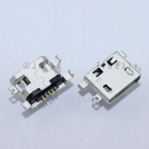 2X Replacement Charging Port Dock Connector for Alcatel OneTouch Fierce 7024W - USB Charger Port Repair Part (2 Pack) - Compatible with Home, Office & Travel Use