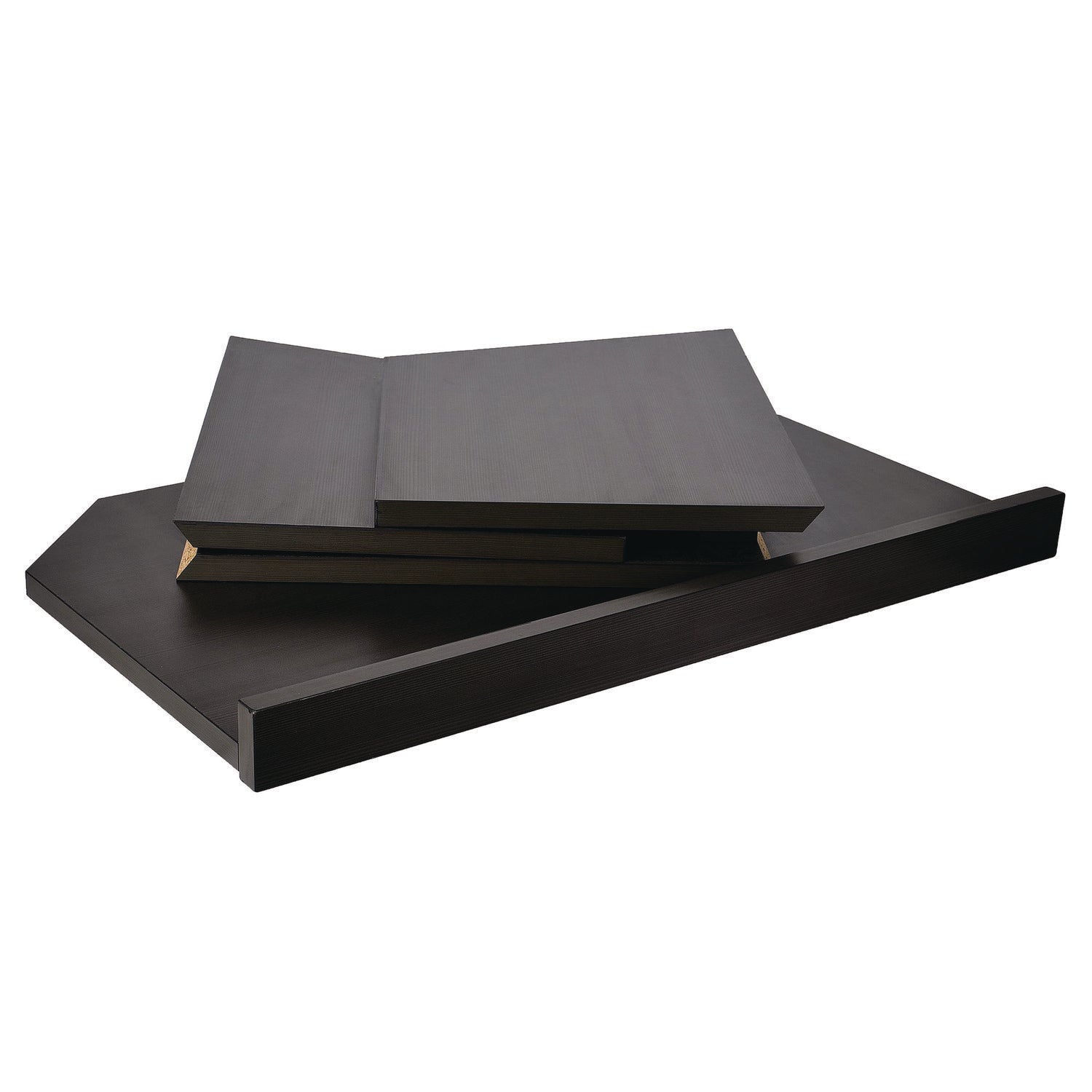 AdirOffice Foldable Tabletop Podium Lectern Stand - 27 x 16 x 19 Inches, Black - Portable Speaker Stand for Presentations, Lectures & Public Speaking - Perfect for Classrooms, Conferences & Home Offices