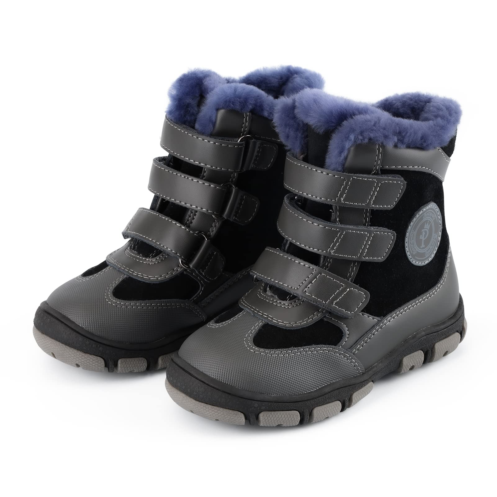 Orthopedic Winter Snow Boots for Kids & Toddlers - Boys & Girls Corrective Shoes with Arch Support, Ankle Support for Flat Feet - Non-Slip Sole for Snow & Ice - Perfect for Winter Play, School & Outdoor Activities