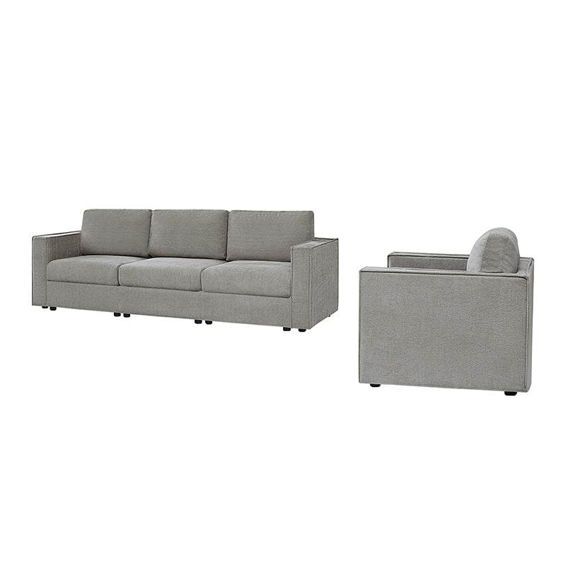 Dilcia 3-Piece Slipcovered Sofa Set - Modern Living Room Furniture with Removable Covers for Easy Cleaning | Perfect for Small Spaces, Apartments & Cozy Home Decor