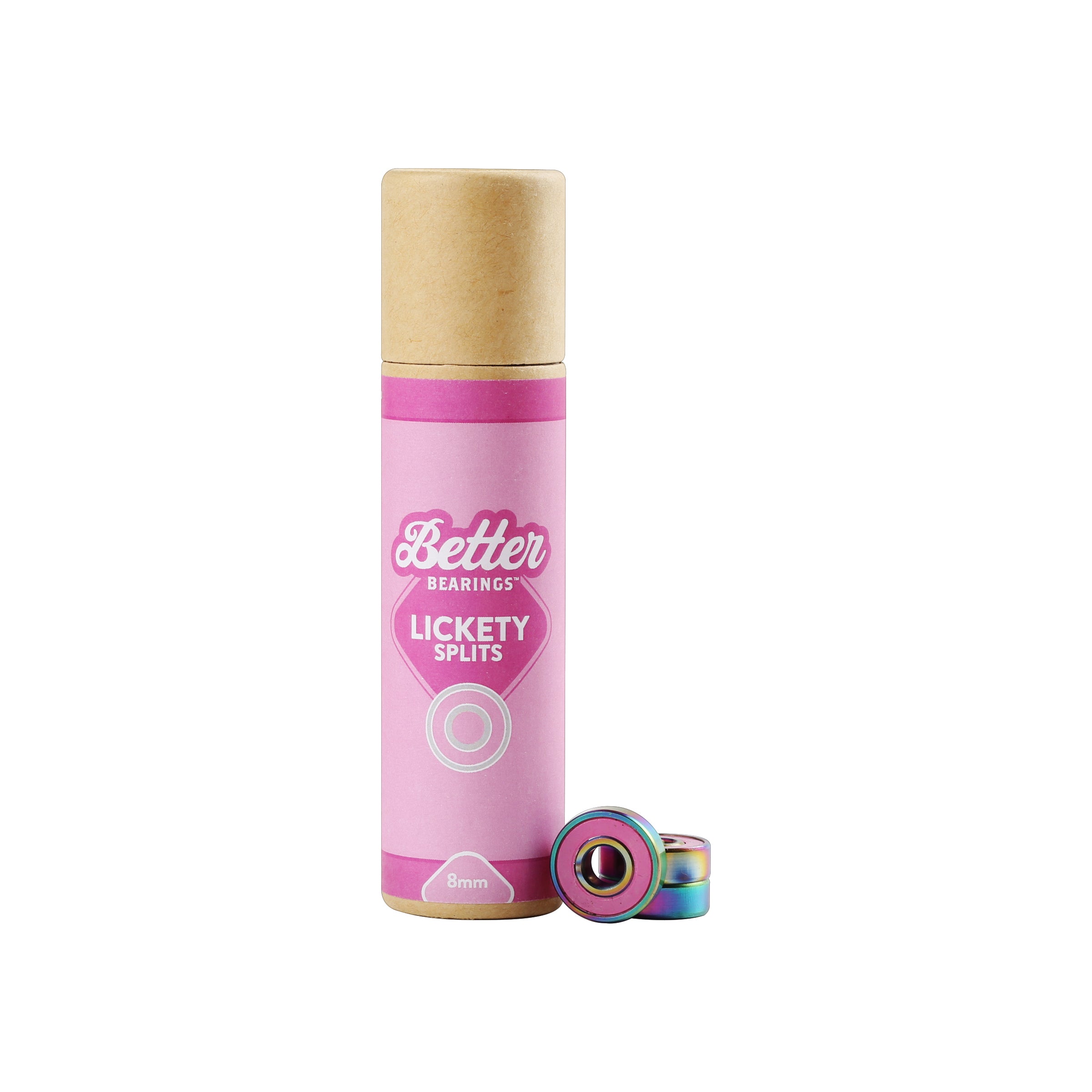 High-Performance Better Bearings & Lickety Splits Bearings - Premium Skateboard & Rollerblade Bearings for Smooth Ride & Speed - Perfect for Skateboarding, Inline Skating & Longboard Riding