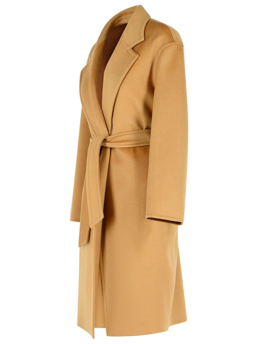 Melinda Beige Cashmere Coat for Women - Soft & Warm Winter Overcoat - Perfect for Office, Parties & Cold Weather