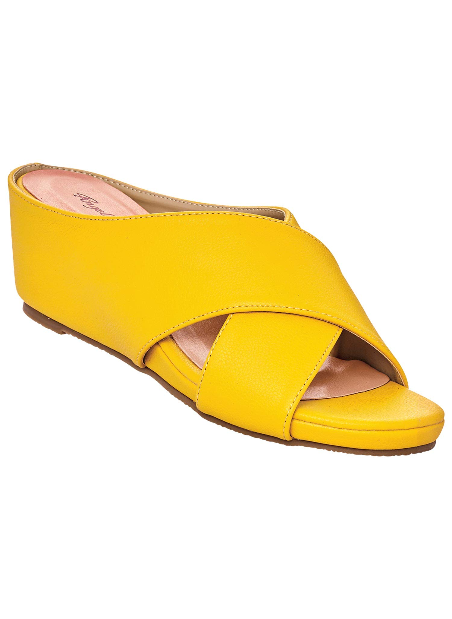 AmeriMark Women's Comfortable Slide Wedge Sandals - Breathable Summer Casual Shoes for Walking, Beach, and Outdoor Activities