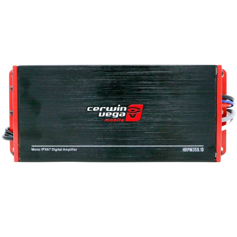 Cerwin Vega HRPM350.1D 350W Waterproof Marine Grade Class D Monoblock Amplifier - 1 Channel Car Audio Power Amp for Boats, RVs & Outdoor Vehicles