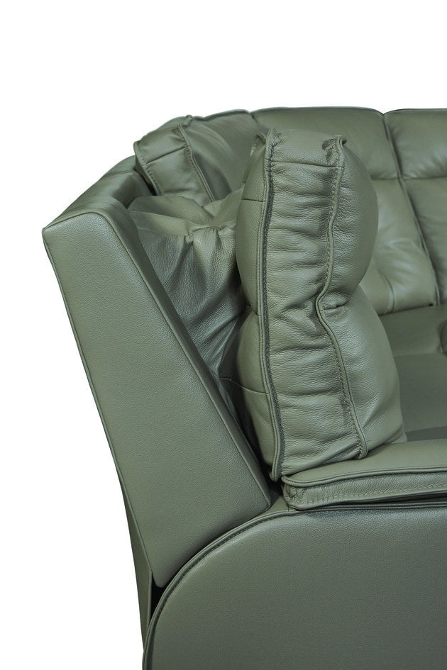 Oakley Power Reclining Sofa with Adjustable Headrest & Lumbar Support - Zero Gravity Recliner Chair for Living Room, Home Theater & Relaxation