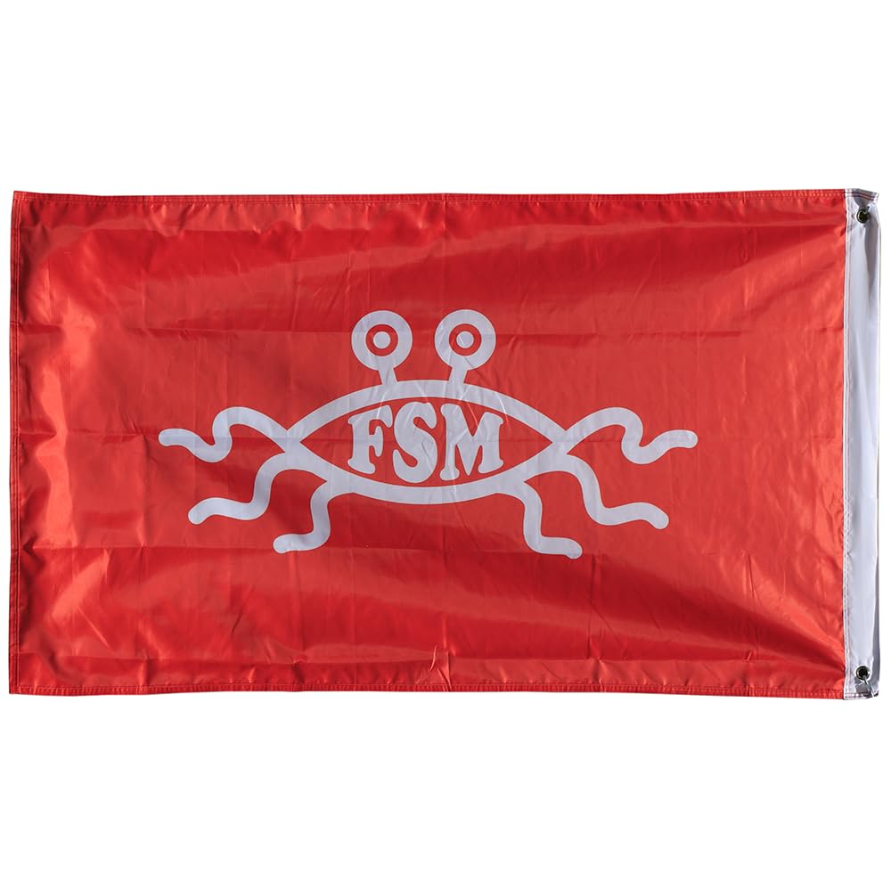 Large Flying Spaghetti Monster Flag - Funny Novelty Decor for Home, Office & Parties | Perfect for Halloween, Cosplay & Geek Culture Events
