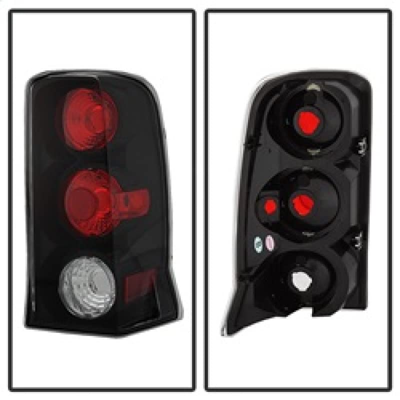 Spyder Auto 5001597 Euro Style LED Tail Lights - Black/Clear Smoke Lens - Compatible with [Vehicle Model] - Enhance Style & Visibility for Night Driving & Car Shows
