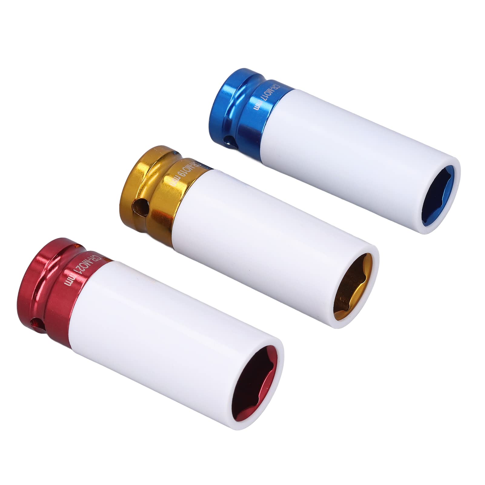 Durable Nuts Sockets Wheels Protector - Wear-Resistant Shell for 1/2 Inch Wrench - Tire Nut Socket Set for Car, Truck & SUV Maintenance & Repair