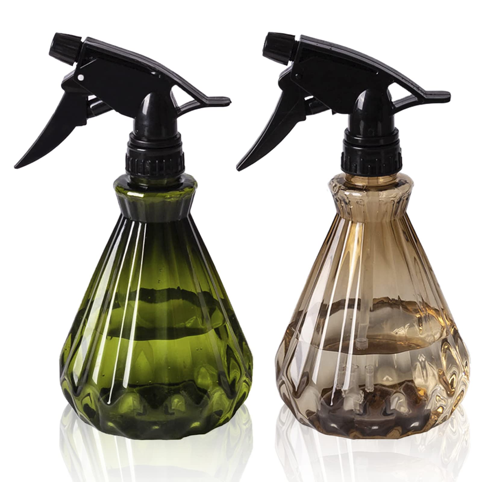 Invool 2 Pack 500ml Empty Spray Bottles with Adjustable Nozzle - Fine Mist to Stream Settings for Home Cleaning, Gardening, Plant Misting, Hair Care & Beauty | Durable Refillable Water Sprayer for Household, Salon & Outdoor Use