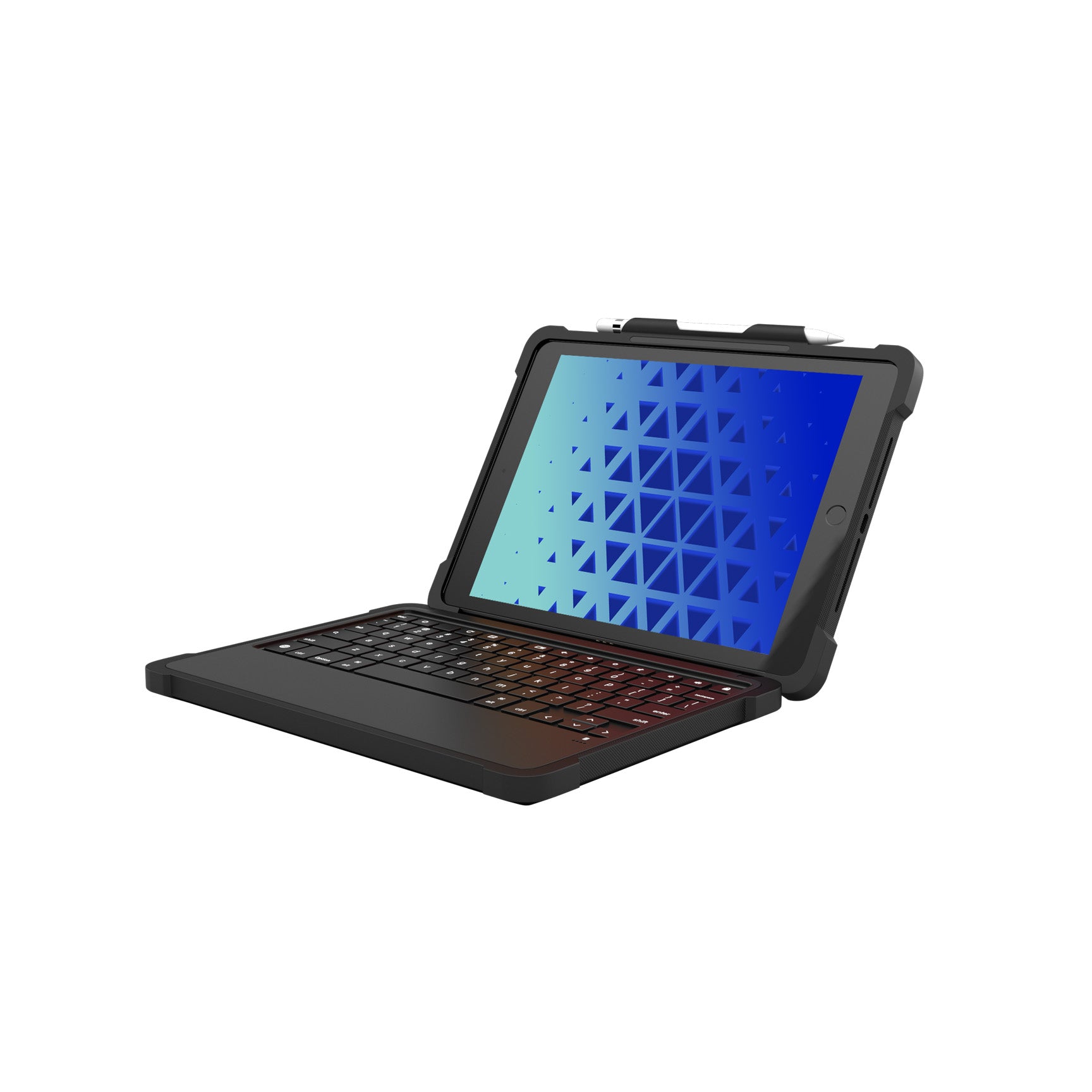 MAXCases KeyCase X with Smart Connector - Protective Keyboard Case for iPad 7th/8th/9th Generation (Non-Detachable) | Perfect for Work, School & Travel