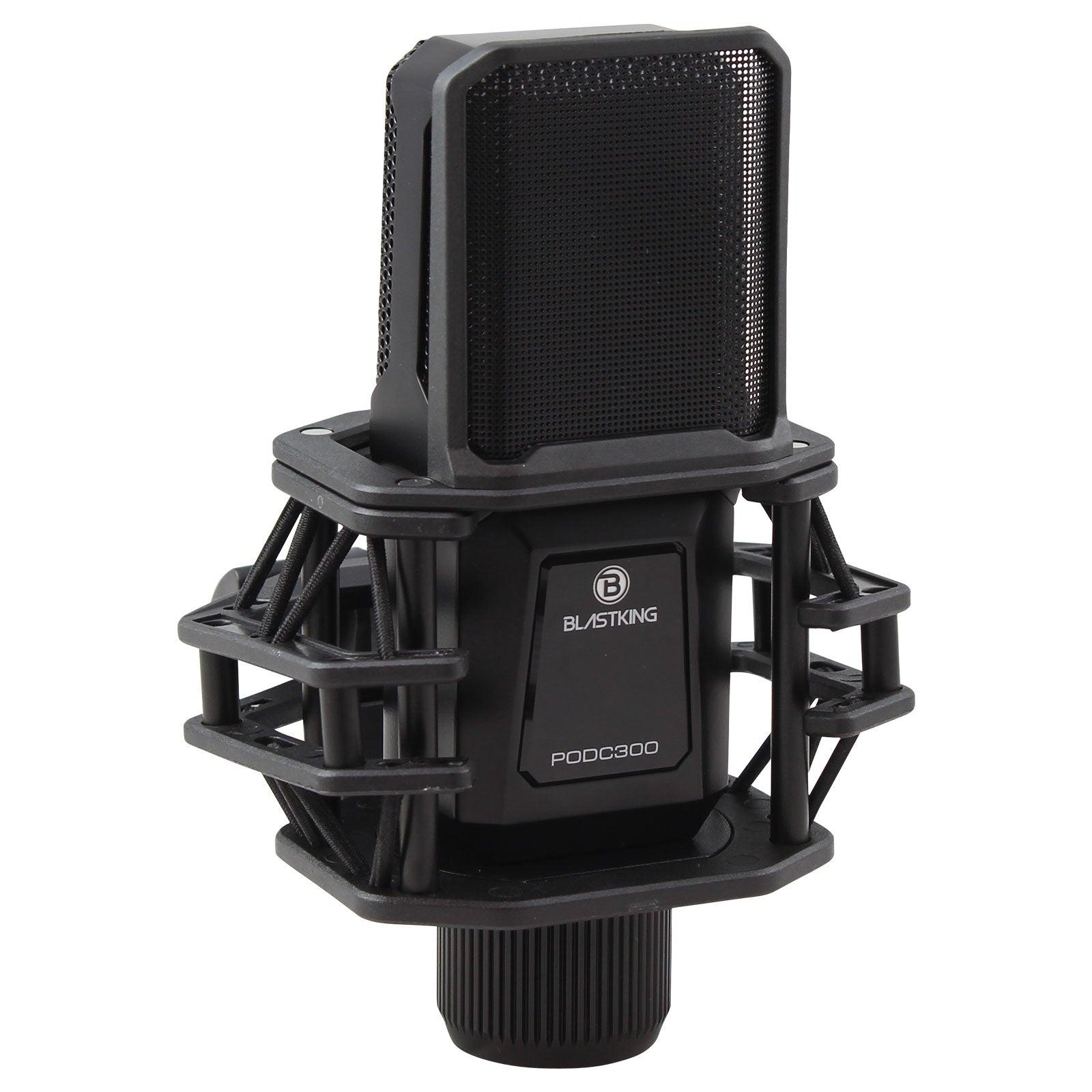 Blastking PODC300 Professional Condenser Microphone for Podcasting, Streaming & Recording - Studio Quality USB Mic for Home & Office Use