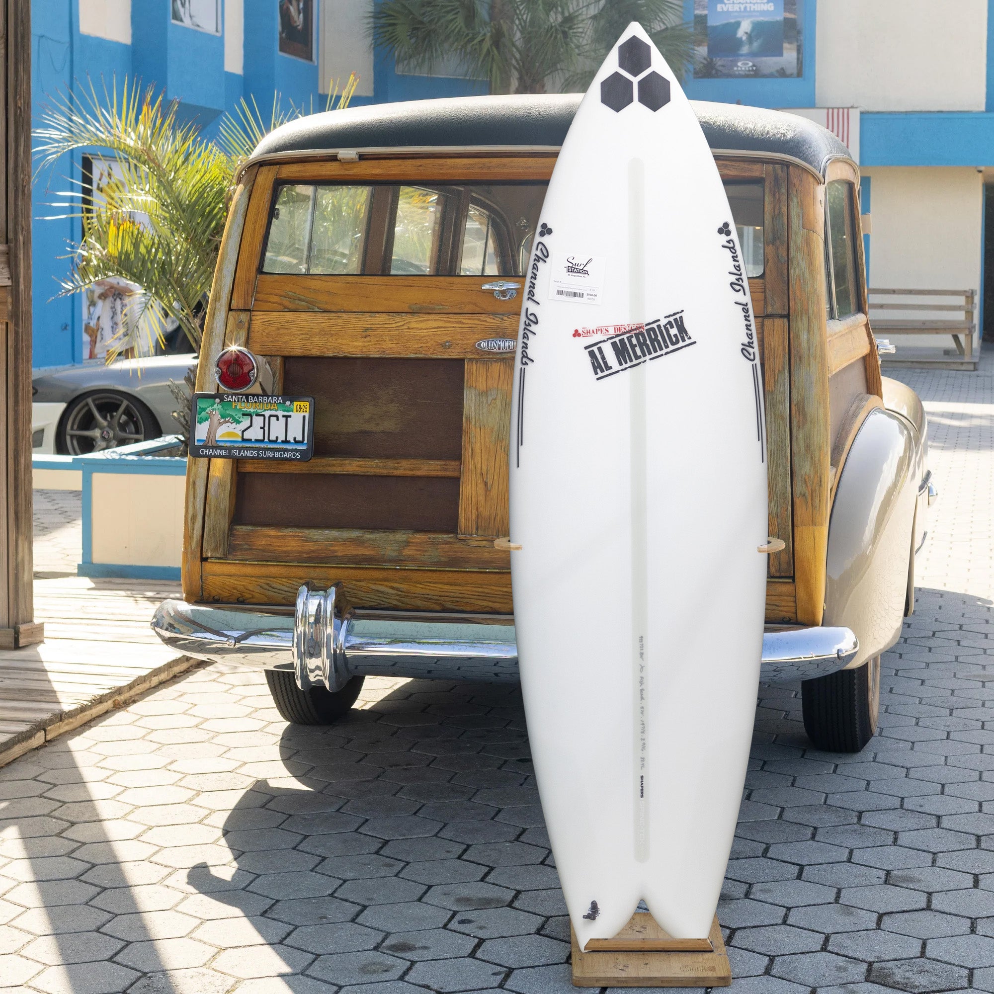 Channel Islands FishBeard Spine Tek 5'10 Surfboard with Futures Fins - Perfect for Small to Medium Waves and Beach Cruising