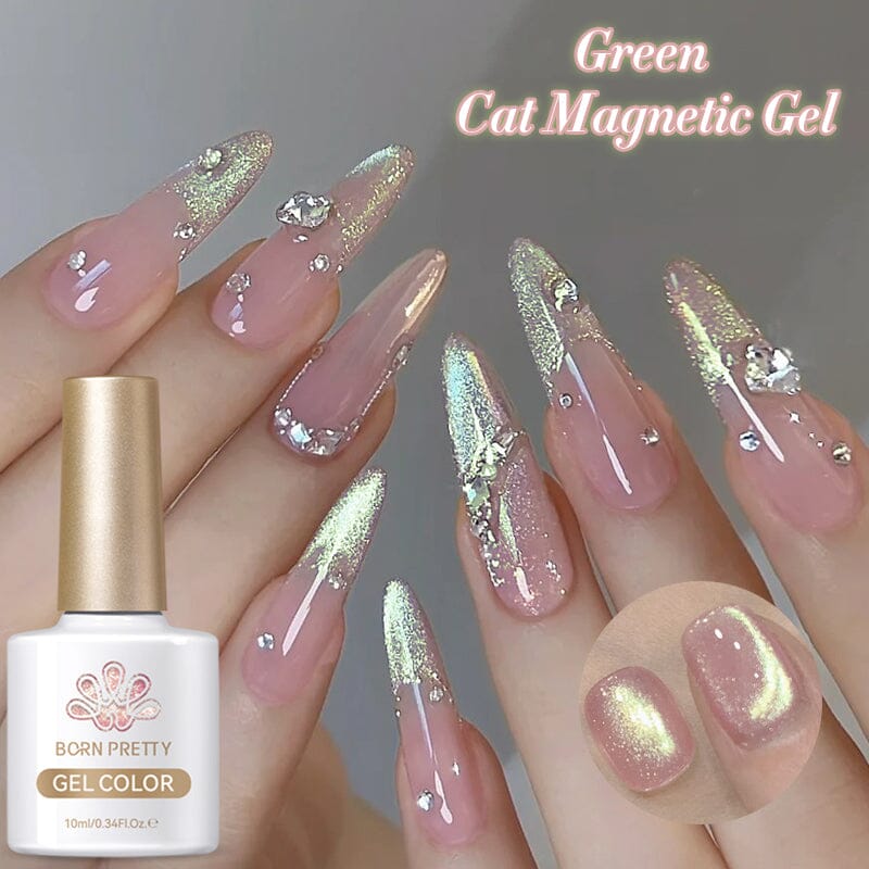 Rose Gold Cat Magnetic Gel Polish GCM01 - 10ml Long-Lasting Nail Polish for Salon & Home Manicure - Perfect for Parties, Weddings & Special Occasions