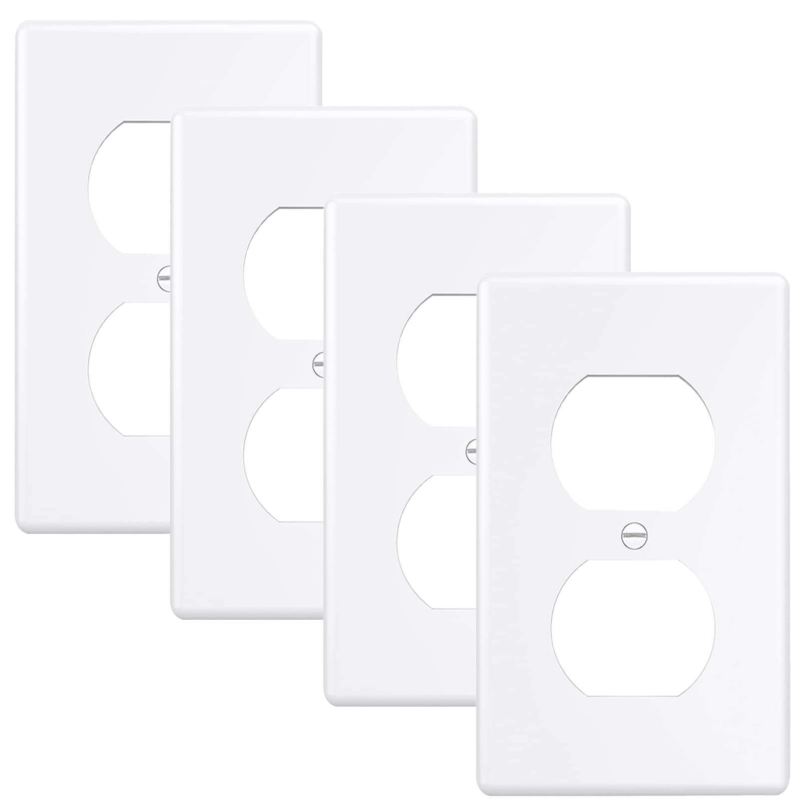 1-Gang Duplex Wall Plate Covers, 4.5