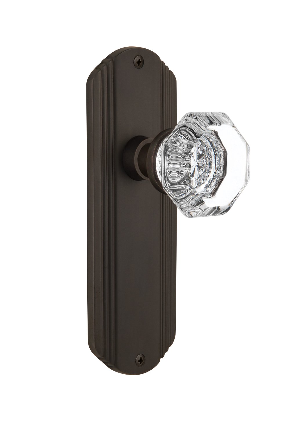Nostalgic Warehouse Deco Plate with Waldorf Knob - 2.75