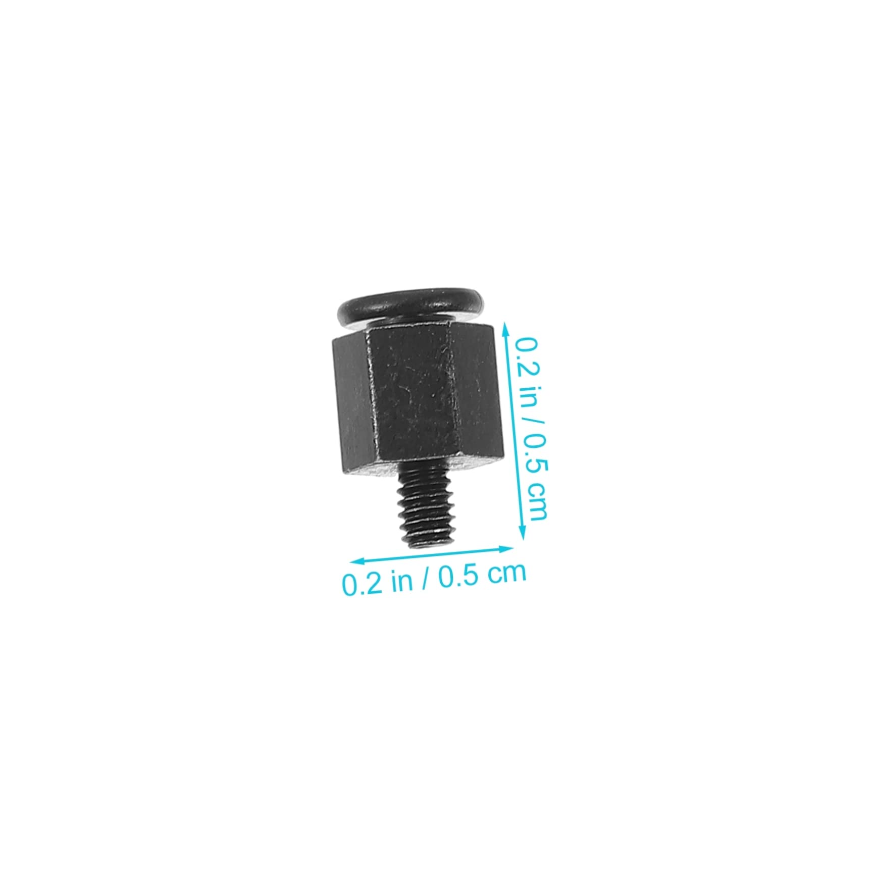 Uonlytech 40 Pcs M2 Motherboard Screws Kit - Black Metal Computer Plate Screws for Laptop, HDD, and Subfloor Assembly - Essential Hardware for PC Builders and Repair Technicians