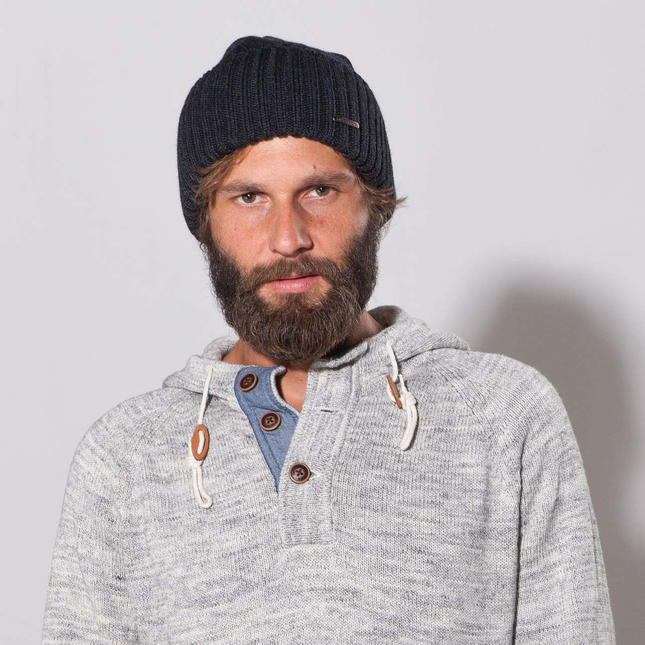 Stetson Northport Knit Beanie Hat for Women & Men - Italian-Made Winter Warm Wool Cap for Outdoor Activities, Skiing & Casual Wear