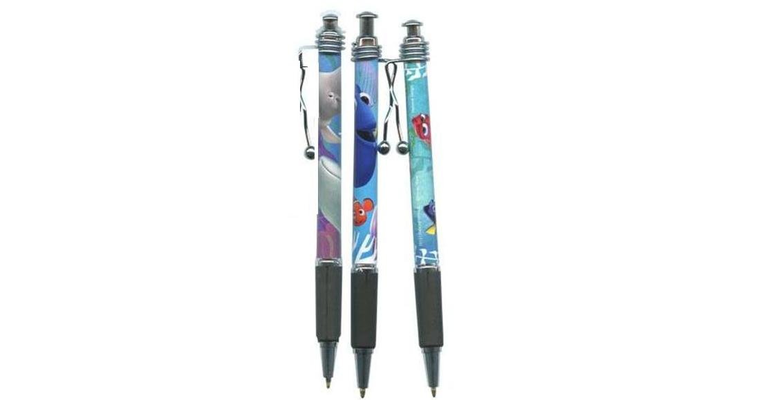 Disney Finding Dory Jazz Pens - 3 Pack Colorful Character Pens for Kids, School, Office & Collectors - Perfect for Writing, Drawing & Disney Fans Gift