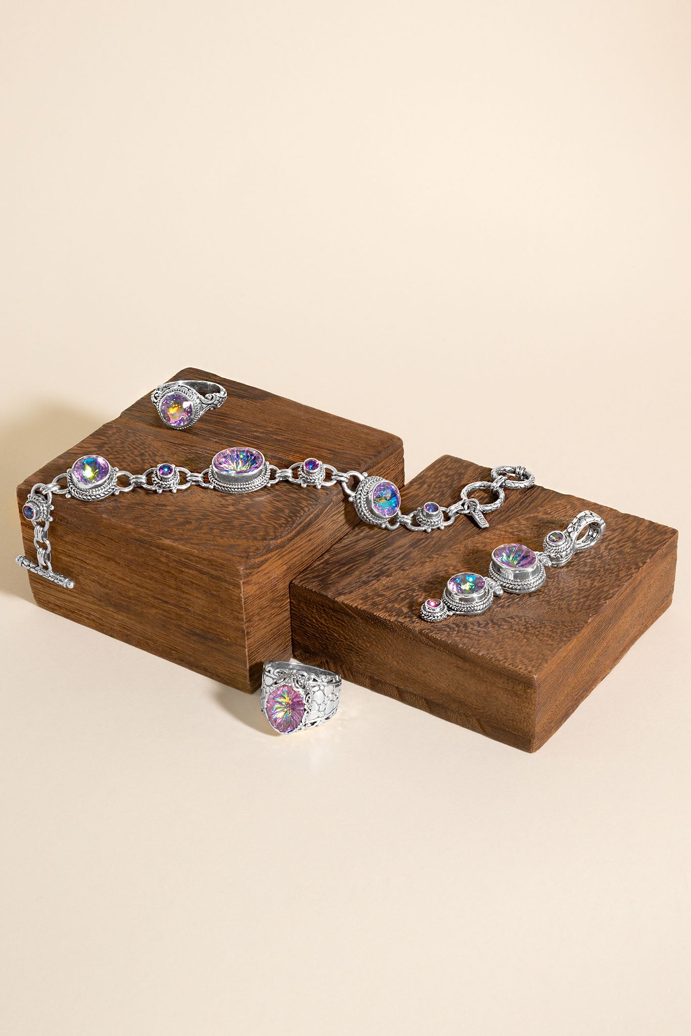 Faith Shine Bracelet - Mystic Quartz & Topaz Jewelry for Women | Spiritual & Healing Crystal Bracelet | Perfect for Meditation, Prayer & Daily Wear