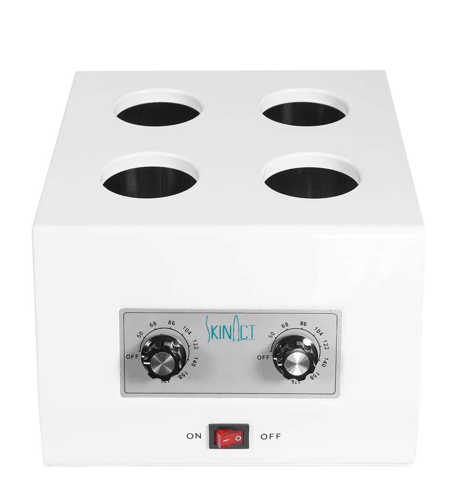 SkinAct Electric Bottle Warmer with Adjustable Temperature - 4-in-1 Fast Heating for Baby Bottles, Breast Milk & Formula - Perfect for Nursery, Travel & Night Feedings