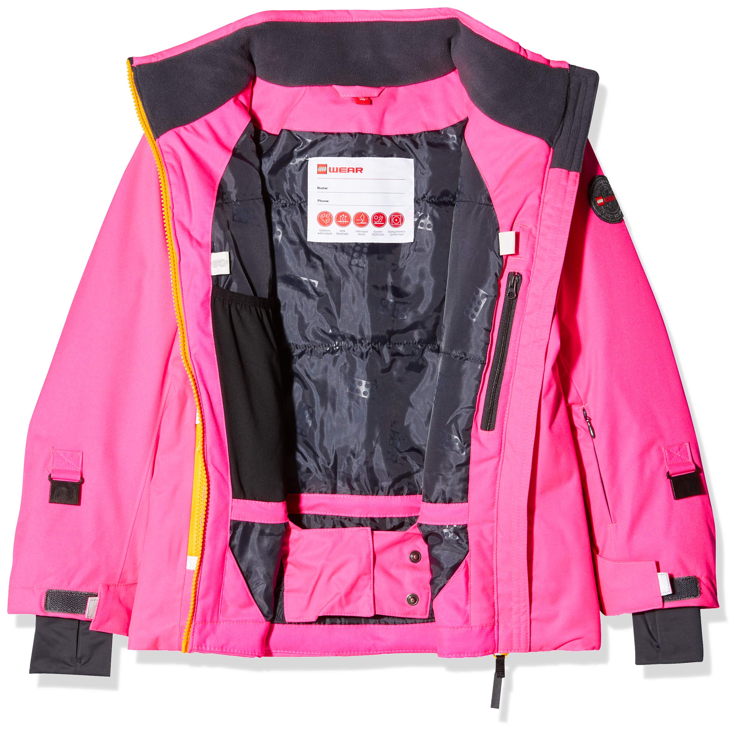 LEGO Kids' Jacket with Adjustable Cuffs & Phone Pocket - Lightweight Windbreaker for Boys & Girls - Perfect for School, Outdoor Play & Travel