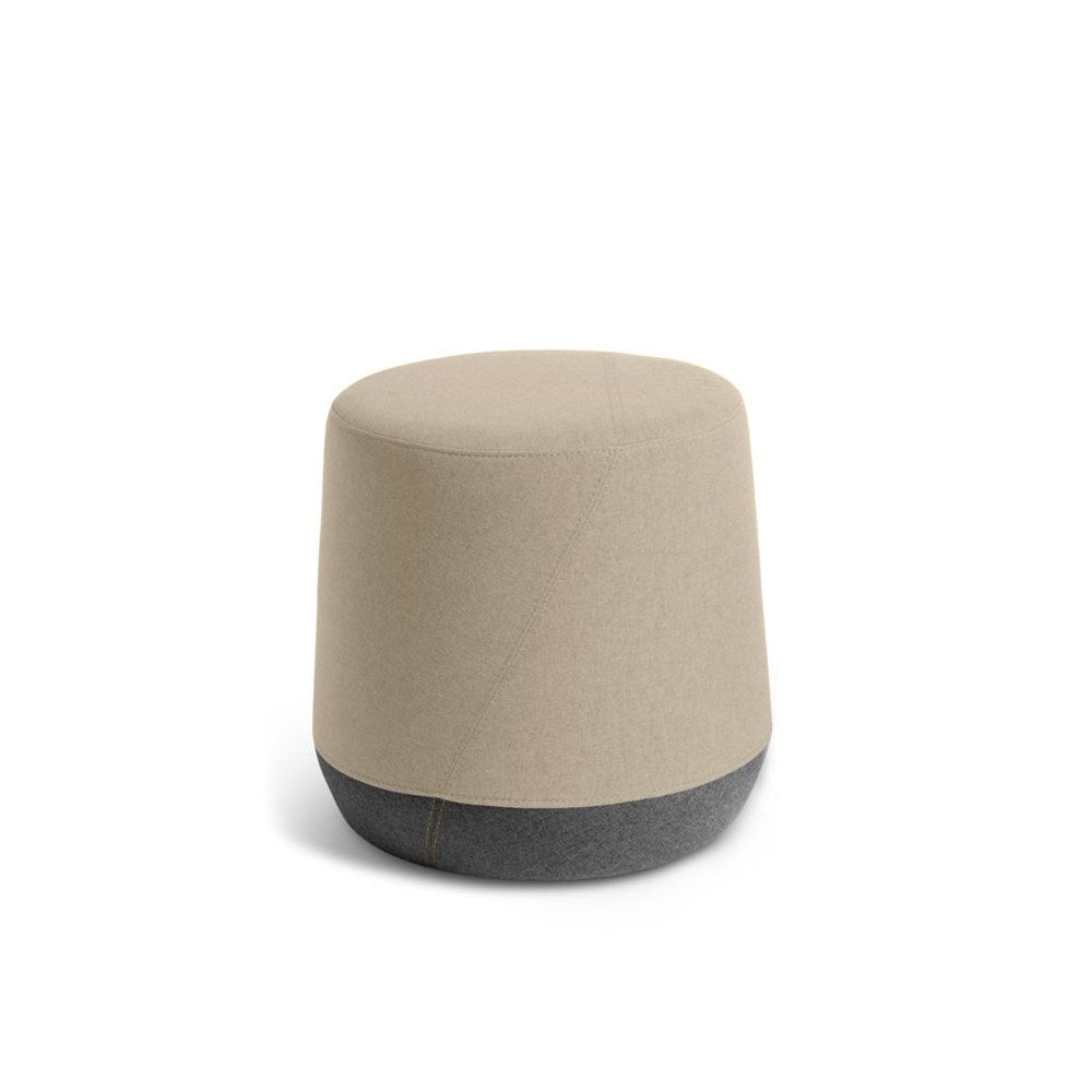 Modern Perch Ottoman Stool - Versatile Footrest & Extra Seating for Living Room, Bedroom, or Office - Soft Upholstered Compact Furniture for Small Spaces