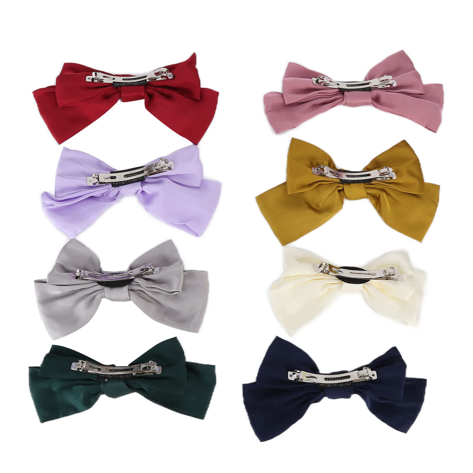 Elegant Bowknot Hair Clips for Weddings & Parties | French Style Barrettes
