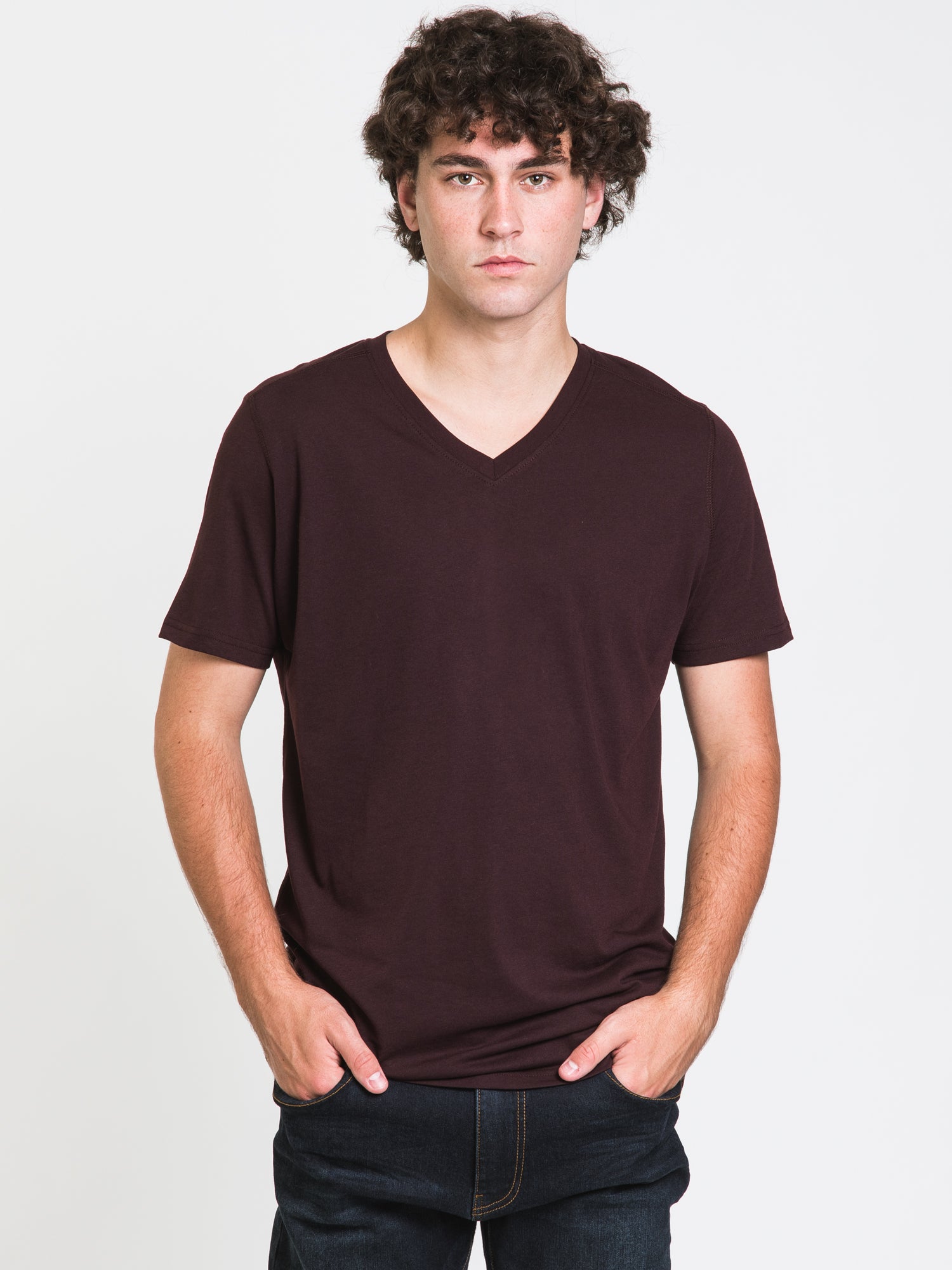 Boathouse Victor V-Neck Tee for Men - Soft Cotton Casual T-Shirt - Clearance Sale - Perfect for Everyday Wear, Gym & Outdoor Activities