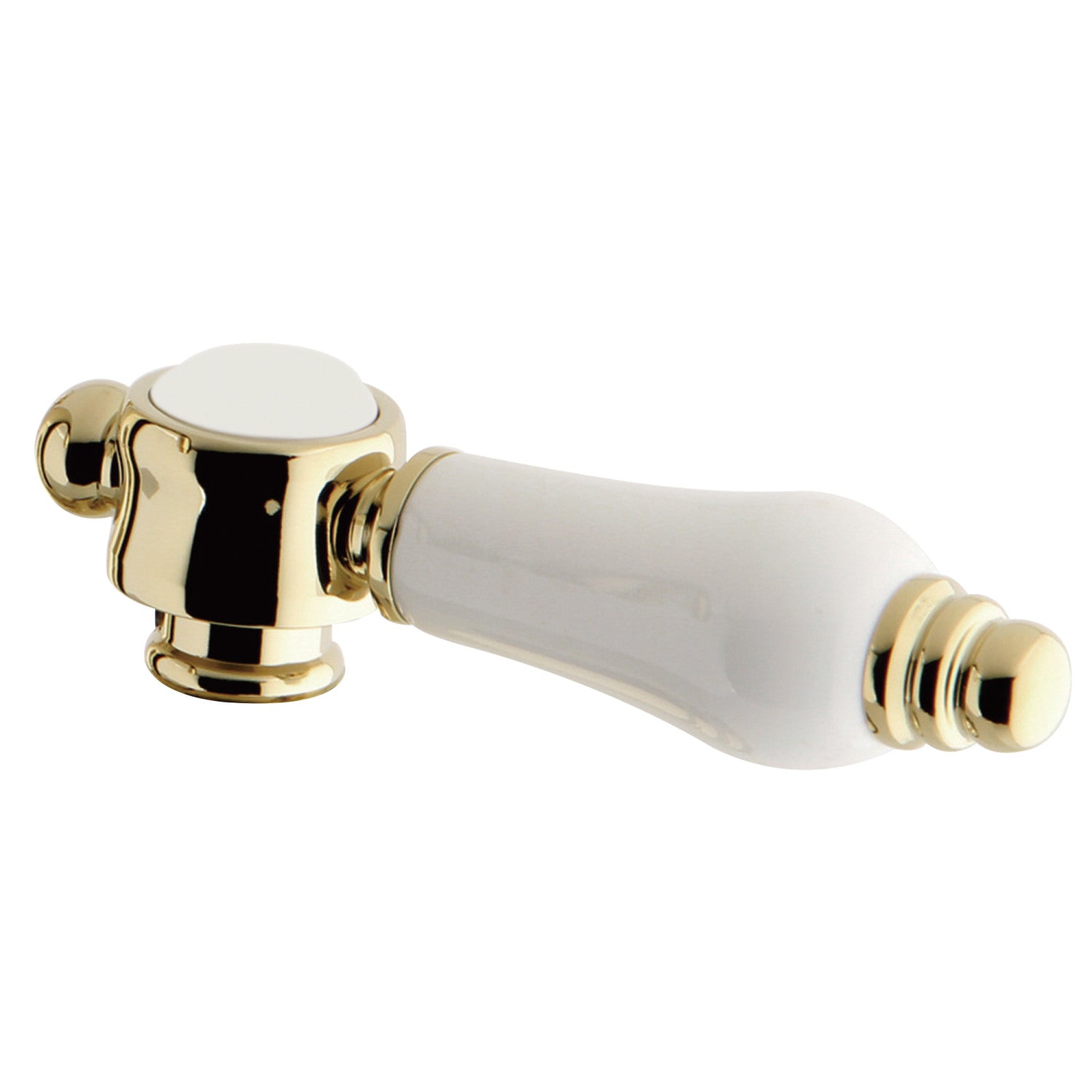 Bel Air KSDH7612BPL Polished Brass Tub and Shower Diverter Handle - Bathroom Faucet Lever for Easy Water Flow Control | Perfect for Bathroom Renovation & Shower Upgrades