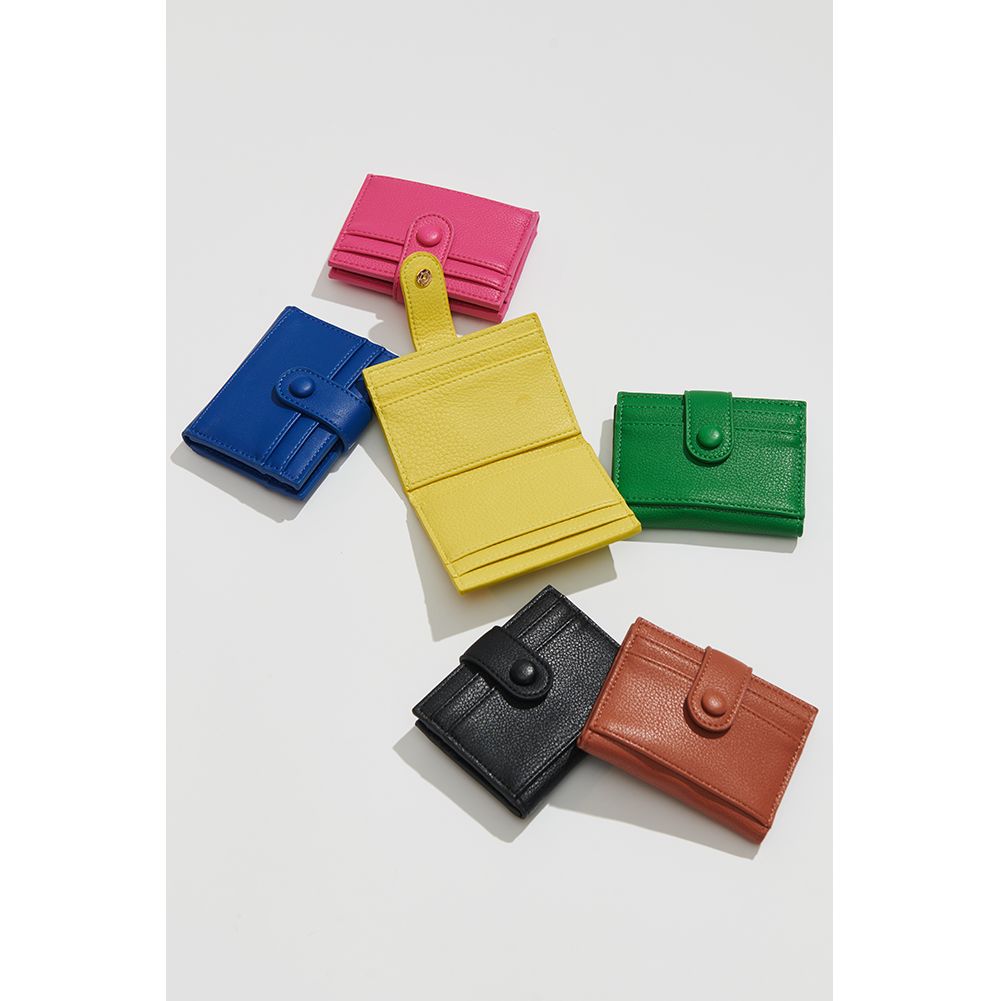 Premium Lola Genuine Leather Card Holder Wallet - Slim RFID Blocking ID Credit Card Case for Women & Men - Perfect for Travel, Business & Everyday Use