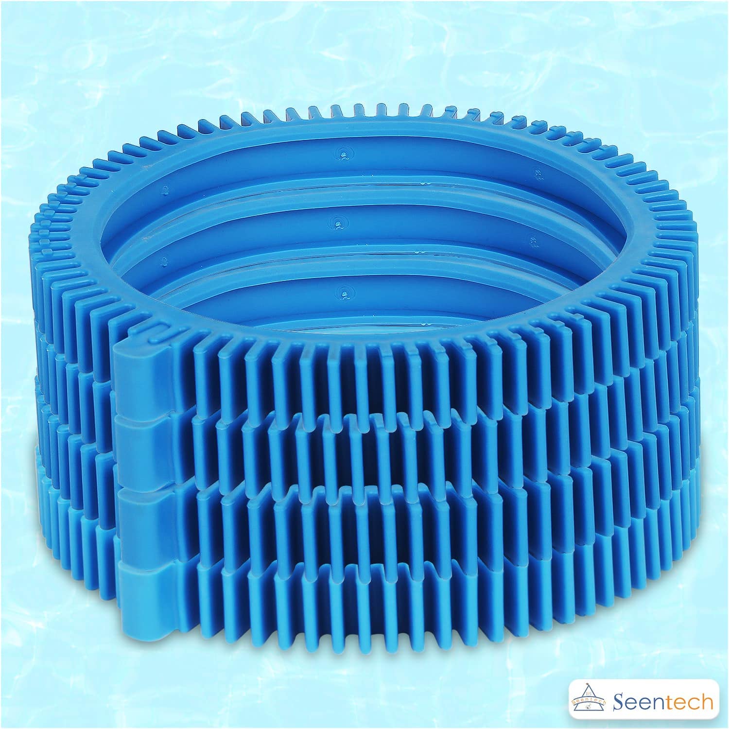 Seentech Super Hump Pool Cleaner Front Tire Kit (4-Pack) - Compatible with Poolvergnuegen & Hayward Phoenix Pool Cleaners - Durable Replacement Tires for Swimming Pool Maintenance - Perfect for In-Ground and Above-Ground Pools