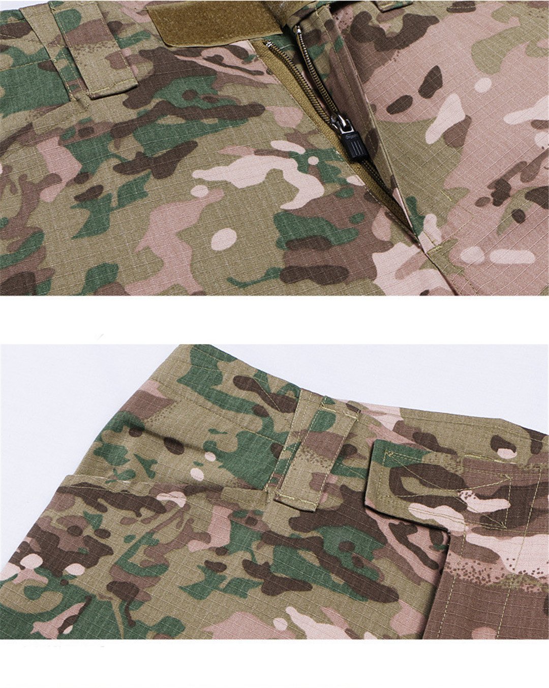 Men's Military Tactical Shirt & Pants Set - Army Camo Combat Uniform for Airsoft, Paintball, Hunting & Outdoor Activities | Durable & Breathable Tactical Gear