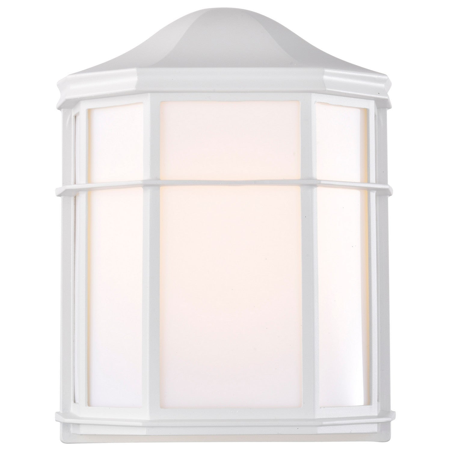 10 LED Cage Wall Lantern - 600 Lumens, 3000K Warm White Light - Outdoor/Indoor Wall Sconce for Patio, Garden, Porch & Entryway Lighting