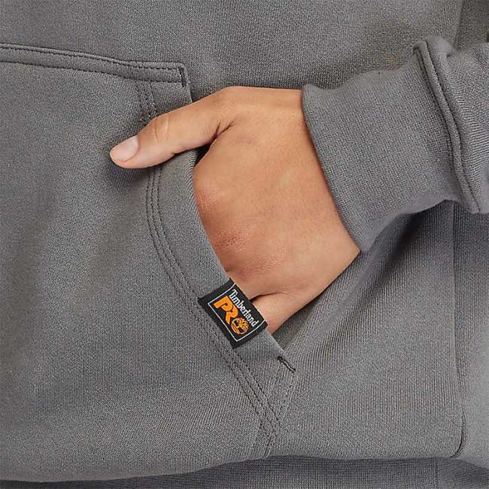 Timberland PRO Women's Hood Honcho Sport Work Hoodie - Grey | Durable & Comfortable Fleece Pullover for Outdoor Work, Hiking & Casual Wear