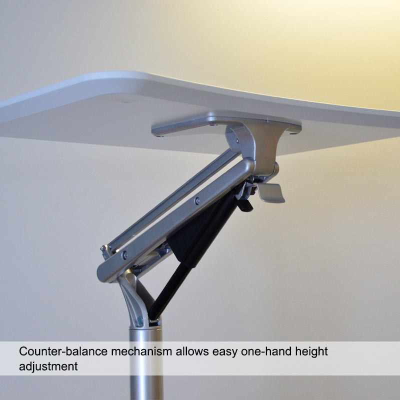 Adjustable Height WorkPad Sit Stand Desk for Home Office - Ergonomic Laptop Computer Table for Work, Study & Gaming - Perfect for Small Spaces & Remote Work