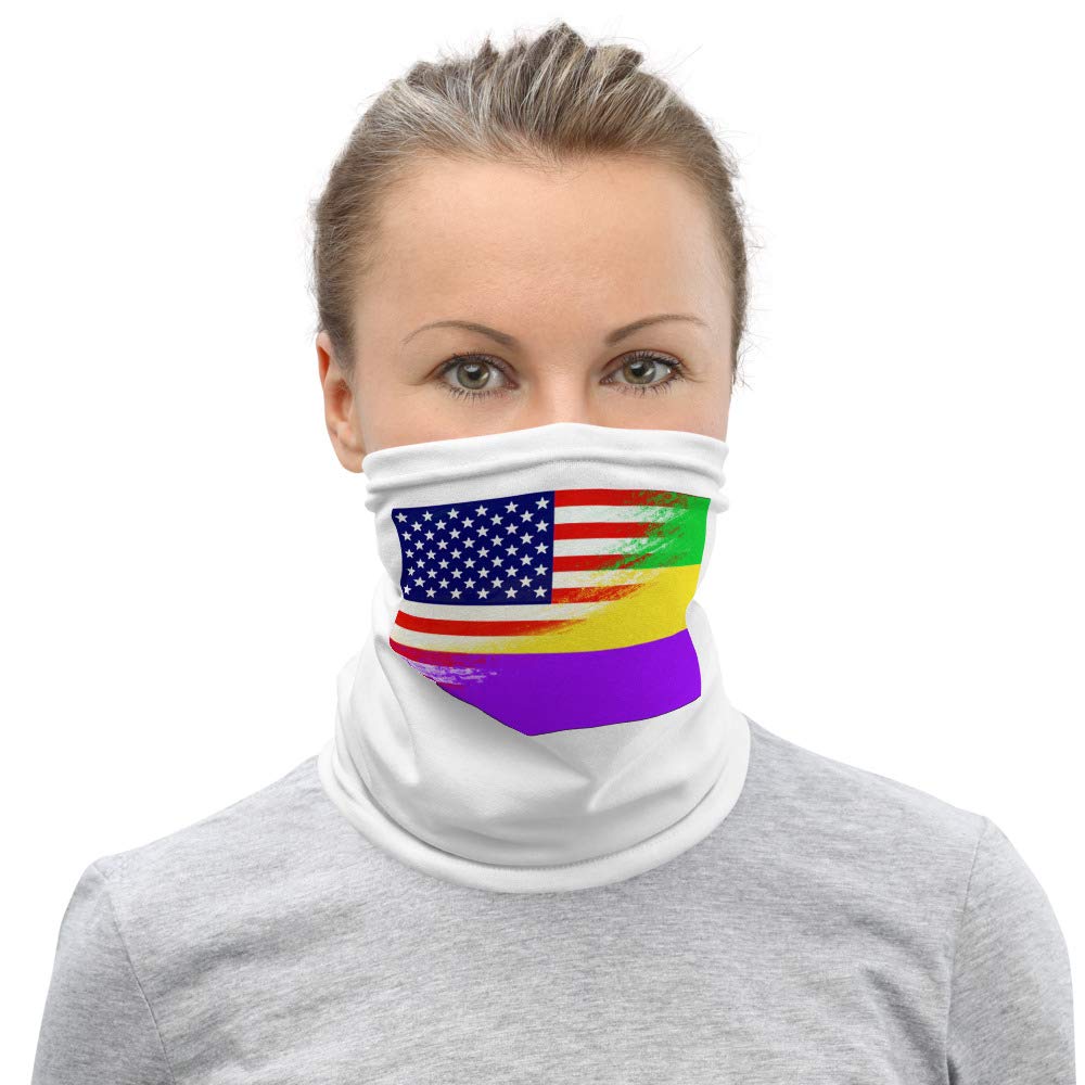 Mardi Gras Neck Gaiter - USA New Orleans Party for Fat Tuesday & Outdoor Events