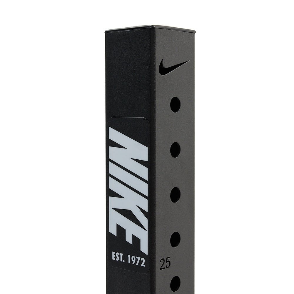 Nike Strength Squat Stand with Weight Plates & Barbell – Heavy Duty Home Gym Equipment for Strength Training & CrossFit Workouts