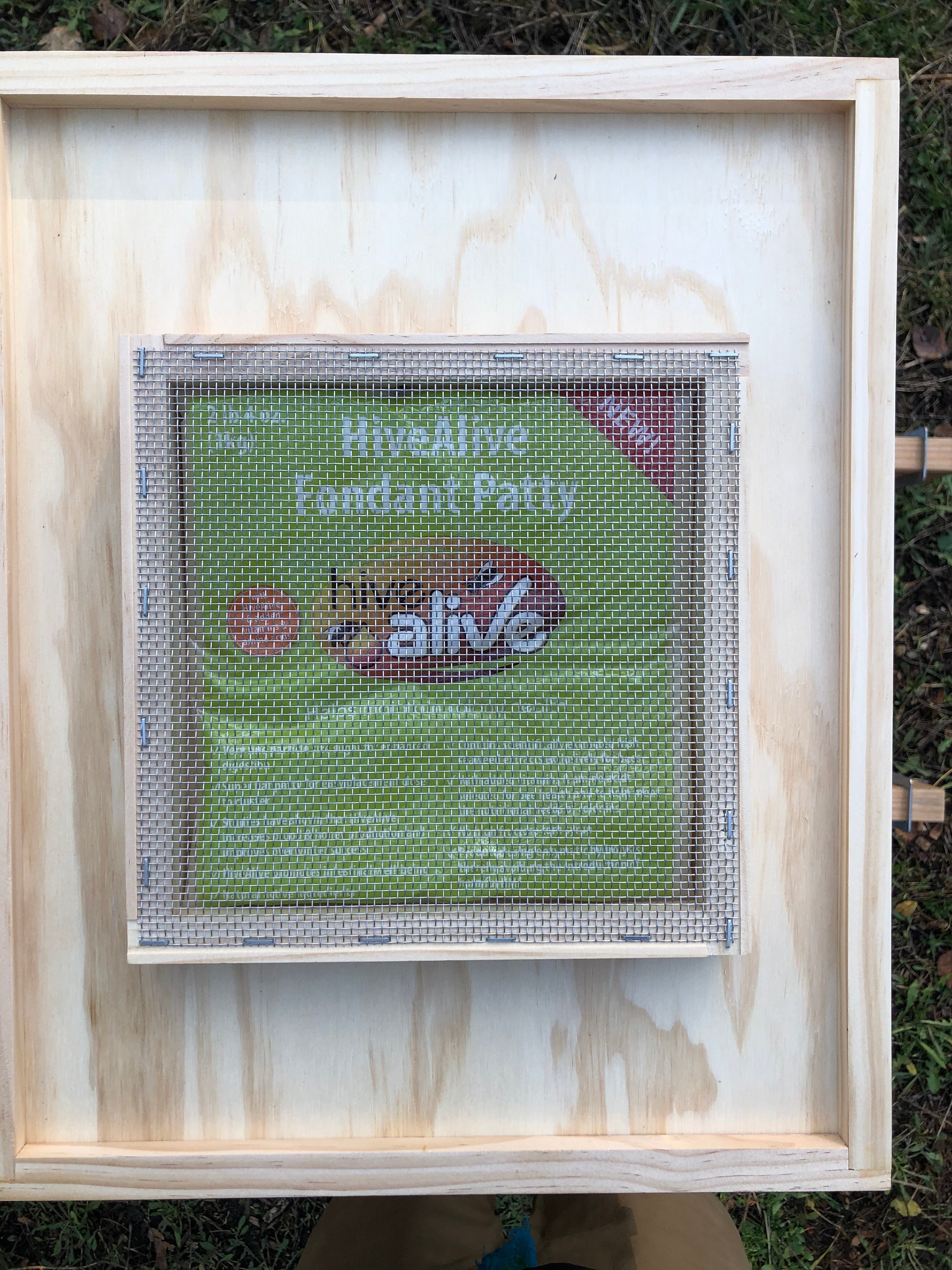 Hive Alive Fondant Patty for Bees (2lb 4oz) - Premium Bee Food for Winter Survival & Hive Stimulation