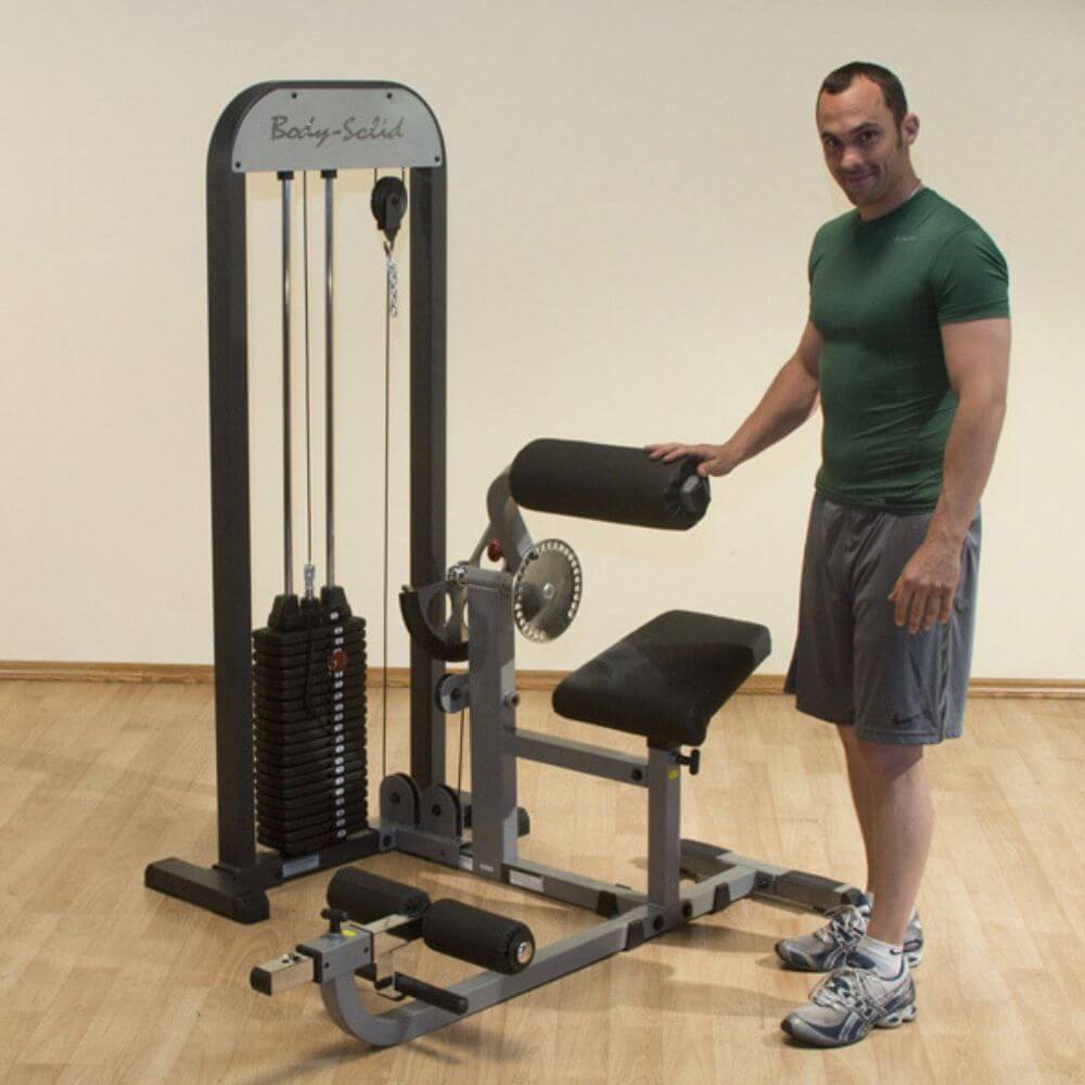 Body Solid Pro Select Ab and Back Machine GCAB STK - Professional Home Gym Equipment for Core Strength Training & Back Pain Relief | Perfect for Home Workouts & Fitness Enthusiasts