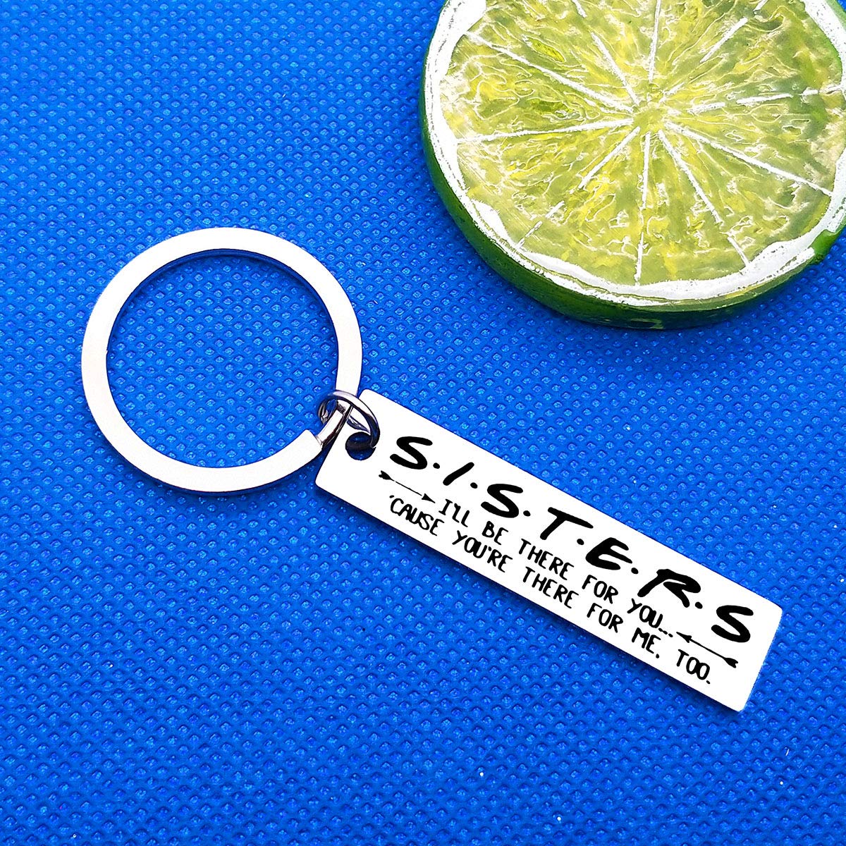 Best Sister Gifts - Friendship Keychain for Women 