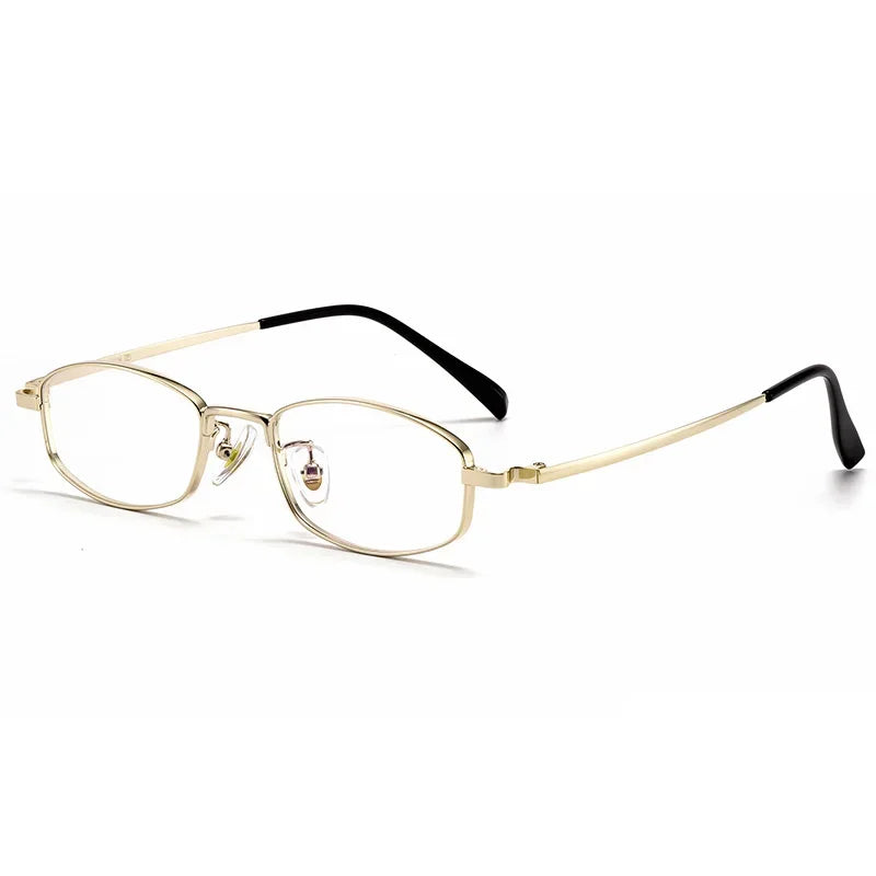 Aror Women's Full Rim Small Oval Square Titanium Eyeglasses Frame - Lightweight Durable Titanium Glasses for Women, Fashionable Square Eyewear for Work, Reading & Everyday Use