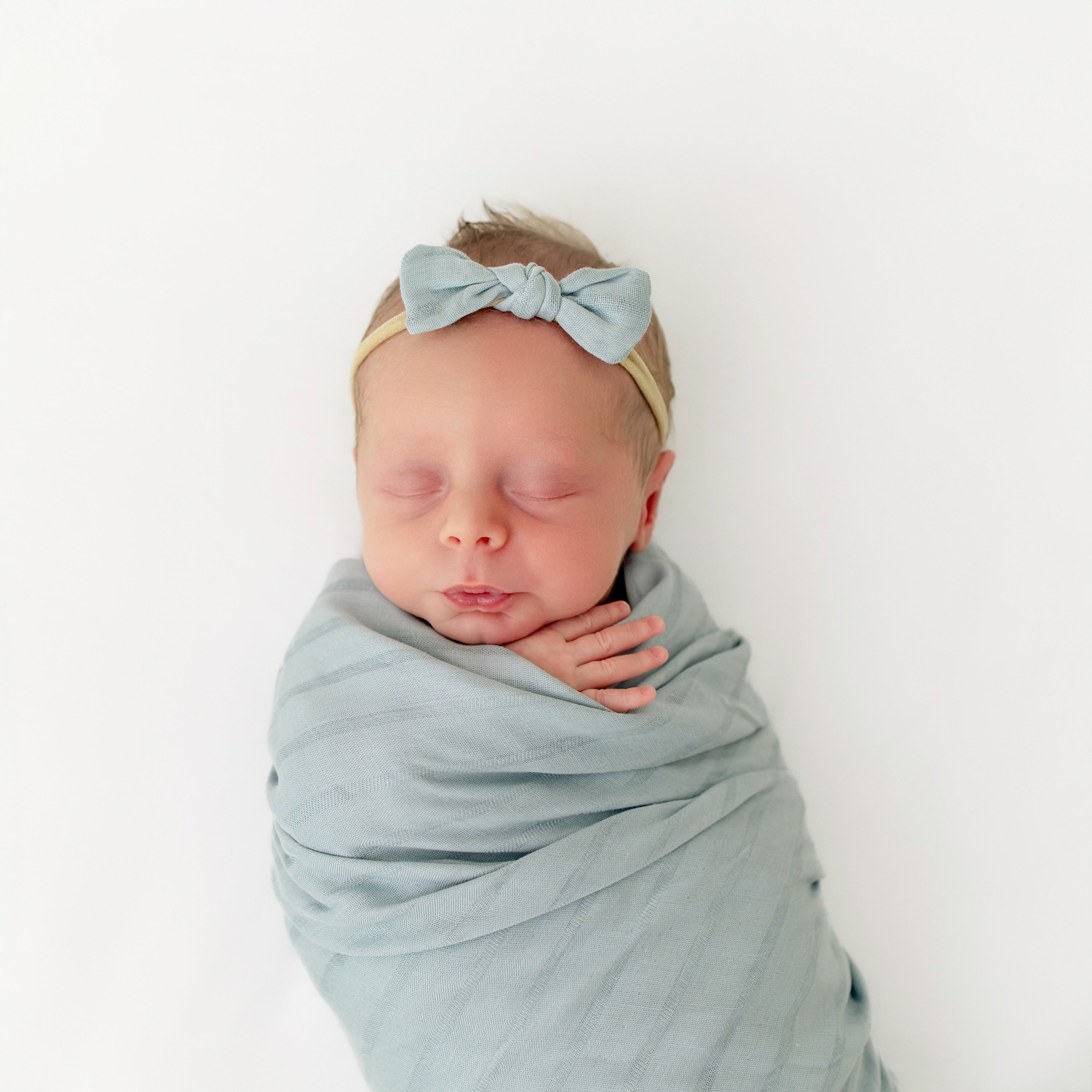 Organic Bamboo Muslin Swaddle Blanket - Soft Baby Wrap for Newborns & Infants - Breathable Nursery Blanket for Swaddling, Nursing Cover & Stroller Blanket - Mist Grey